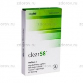 Clear58  (6 pk)