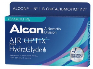 Air Optix plus HydraGlyde (6 линз)